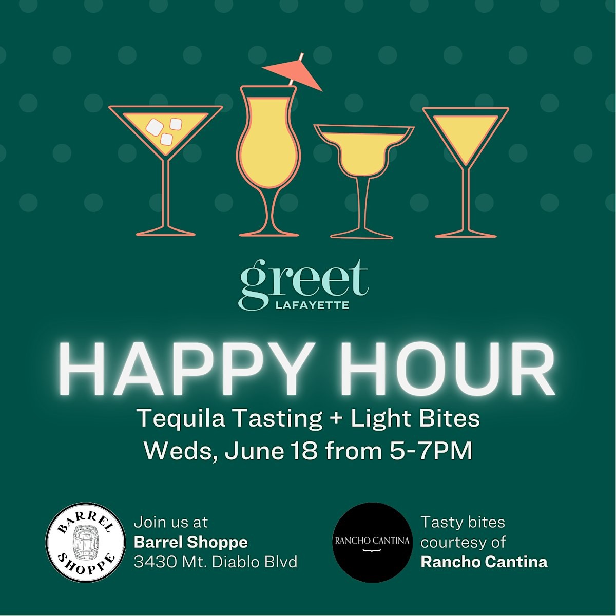 Greet Lafayette Happy Hour, June 18, 2025
