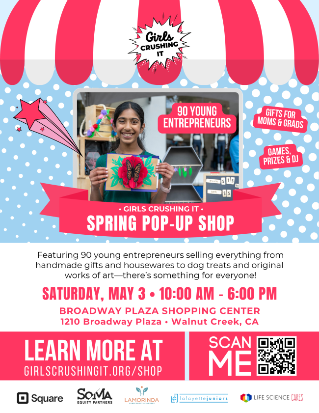 Girls Crushing Spring Pop-Up Shop