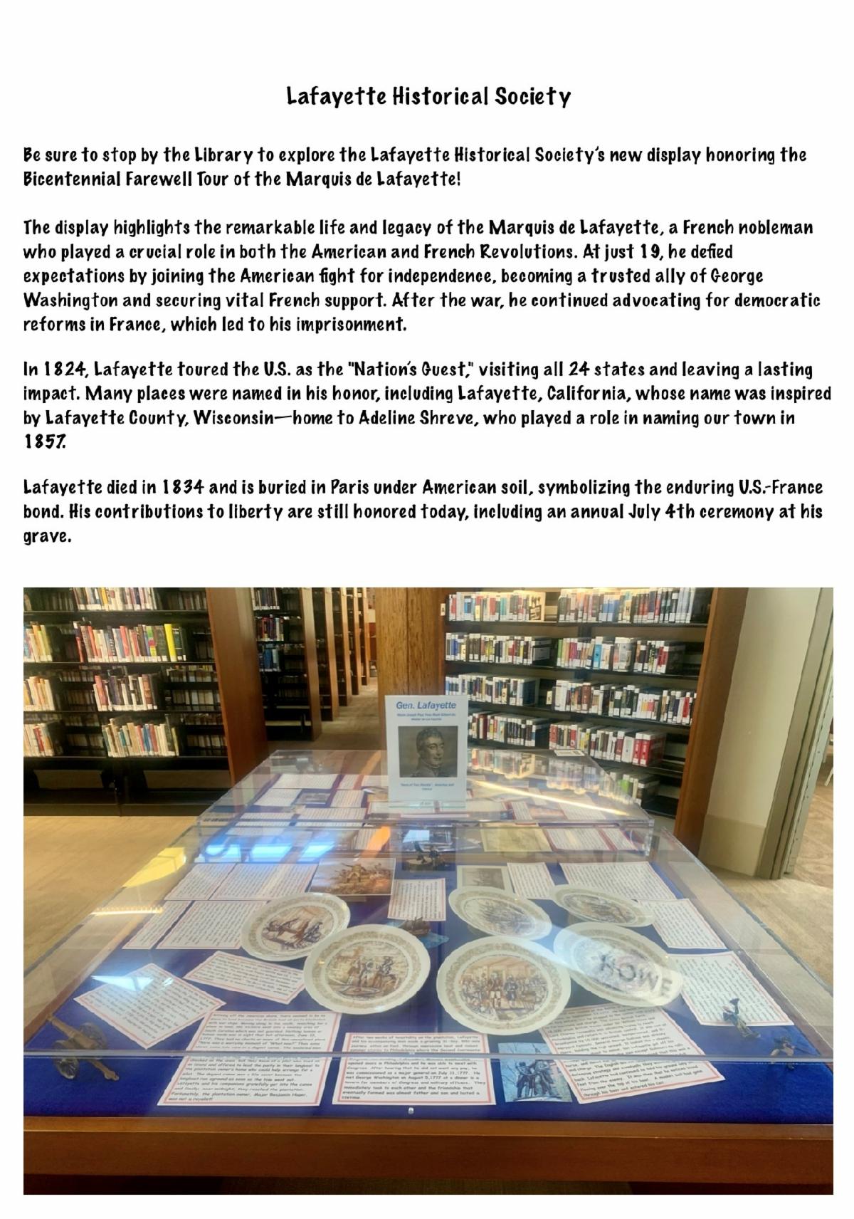 Lafayette Historical Society
