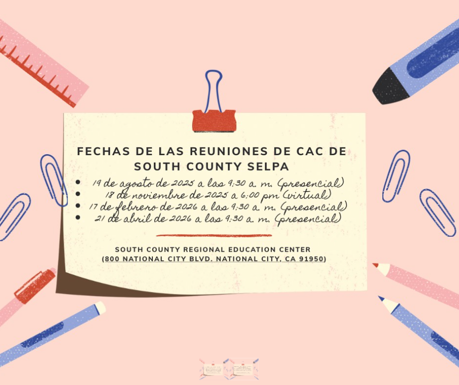 Imagen del calendario de reuniones del CAC