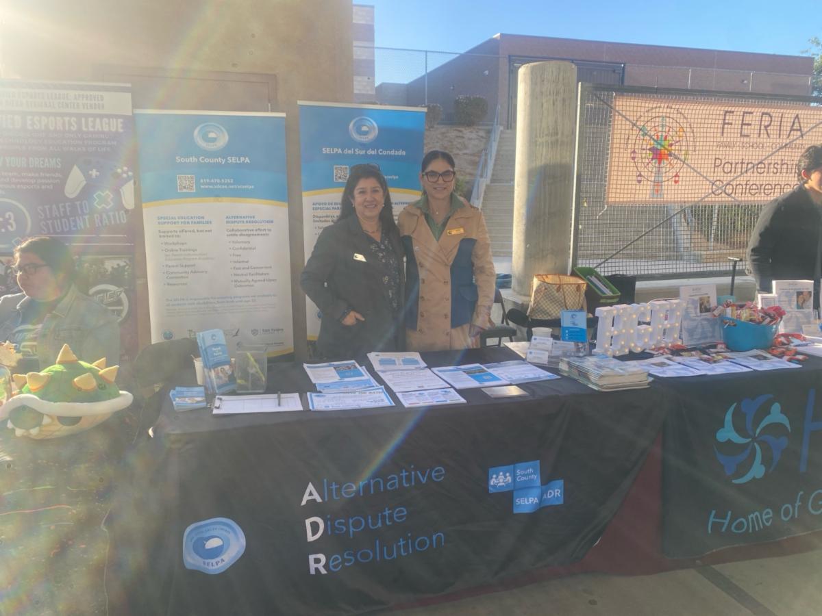 SELPA staff at resource fair
