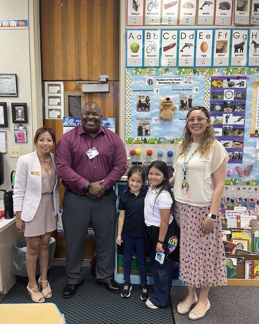 students teacher from Kimball elementary and SELPA staff  
