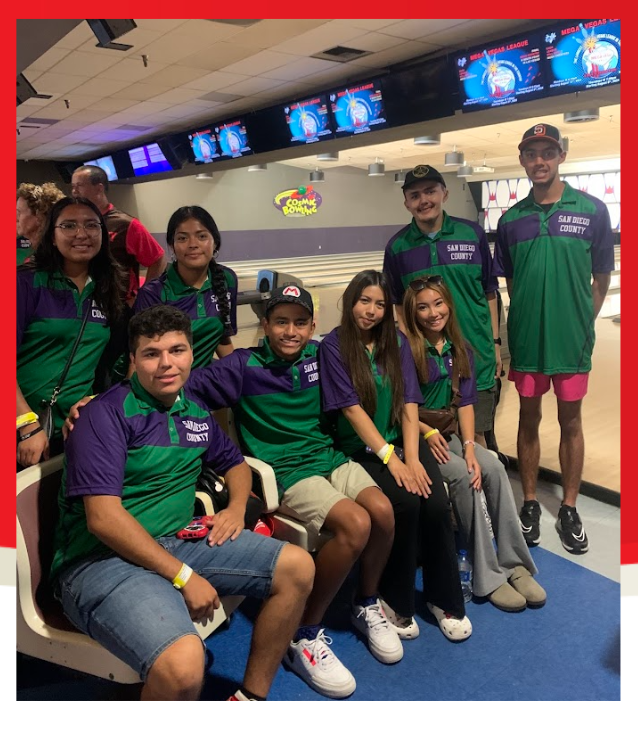 Students from Special Olympics