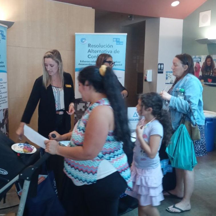 Image of staff and partcipants at resource fair