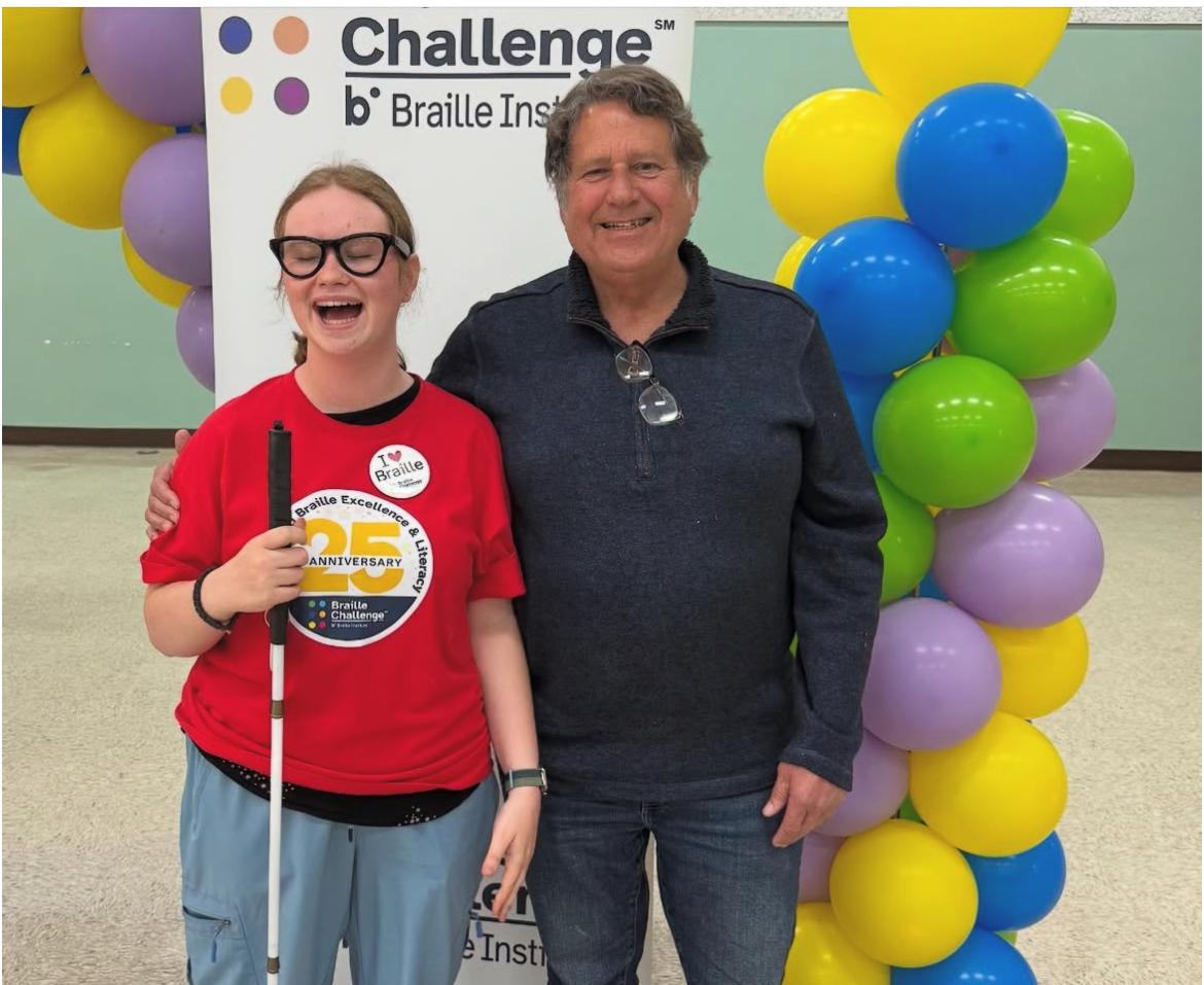 Coronado High student at Braille Challenge