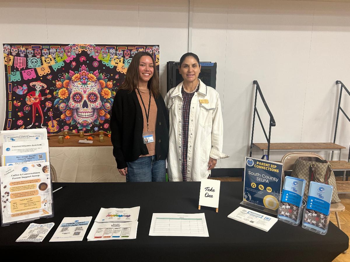 Our team members hosting an informational table