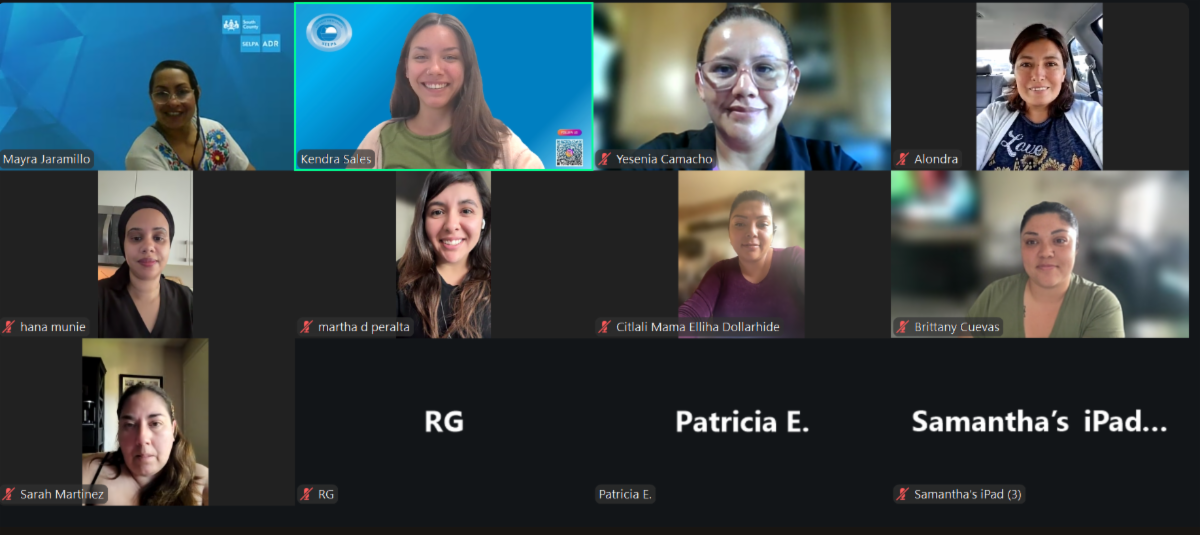 Fall parent IEP Academy meeting on zoom