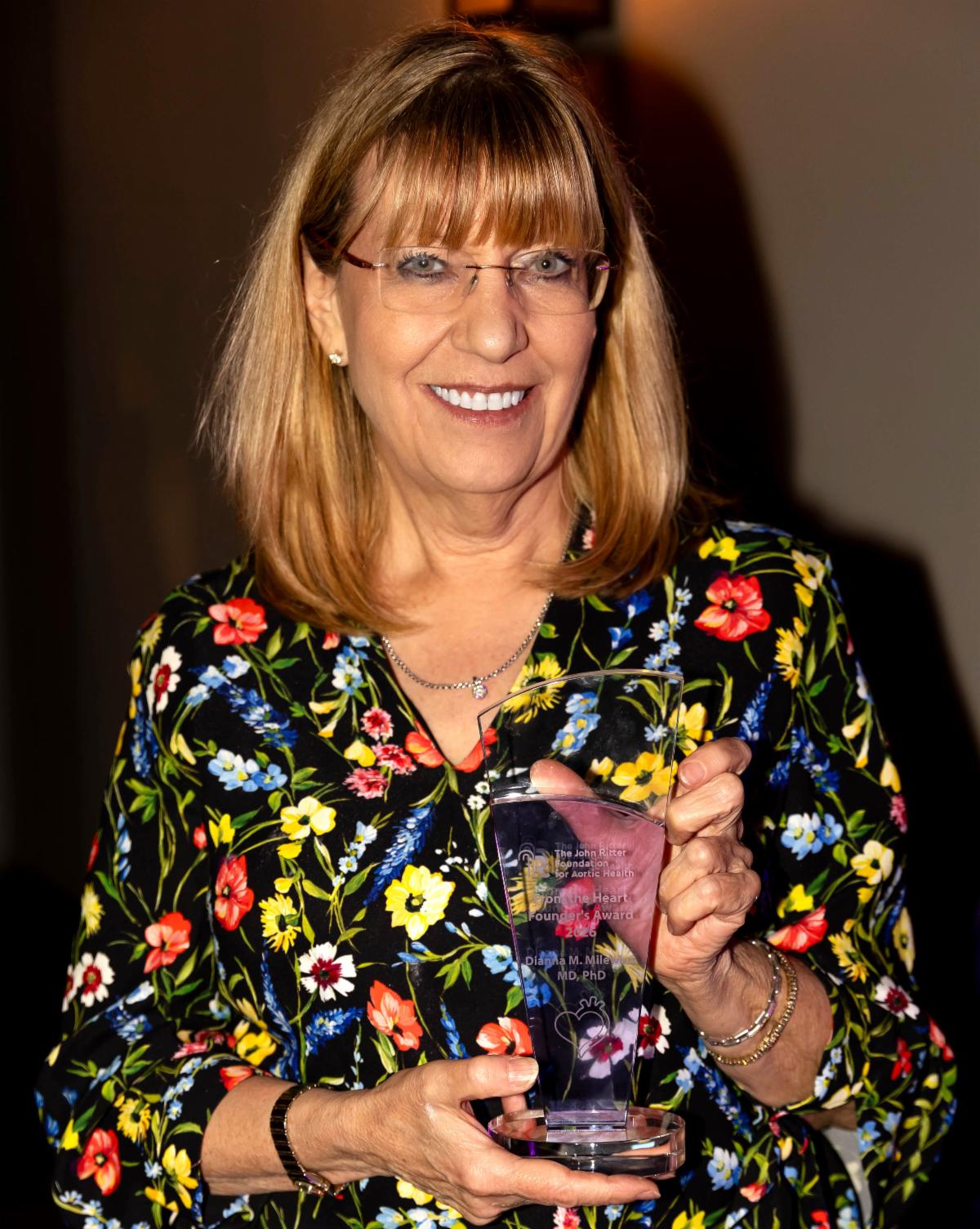 Dianna Milewicz, MD, PhD, President George H.W. Bush Chair of Cardiovascular Medicine, director of the Div. of Medical Genetics, and vice chair of Internal Medicine