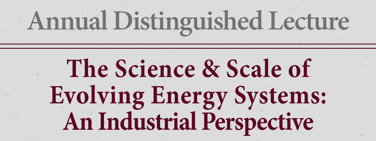 Annual Distinguished Lecture