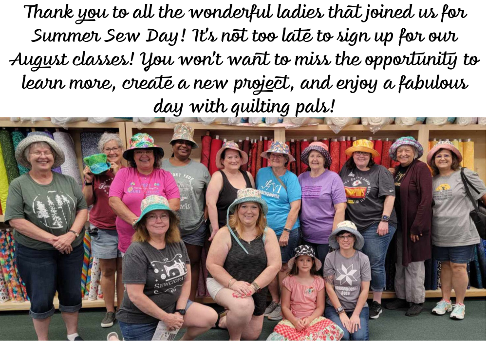 25 Off Quilting! Coupons! New Classes!