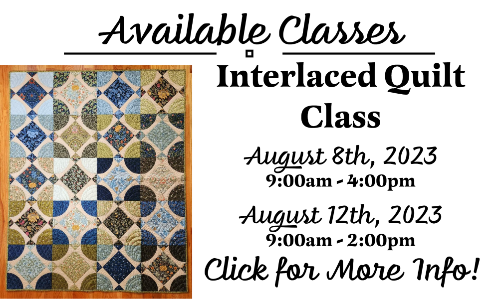 25 Off Quilting! Coupons! New Classes!