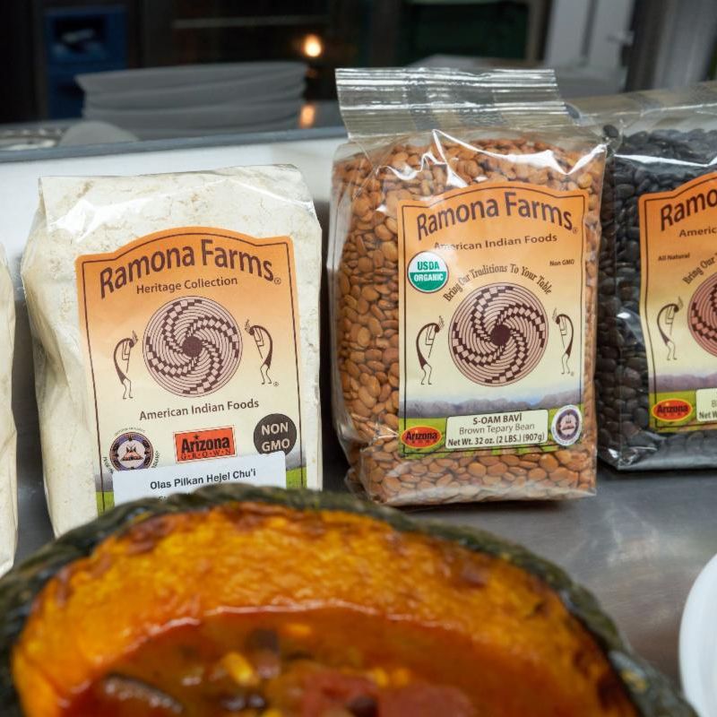 Ramona Farms' beans and a squash soup