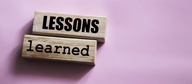 lessons learned graphic