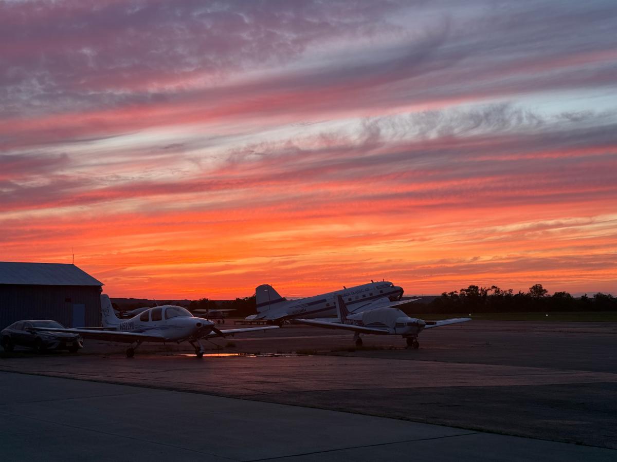Spring at Princeton Airport