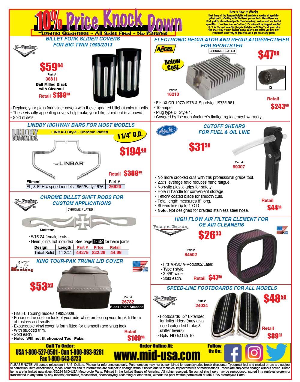 BRAND NEW MONTHLY SPECIALS