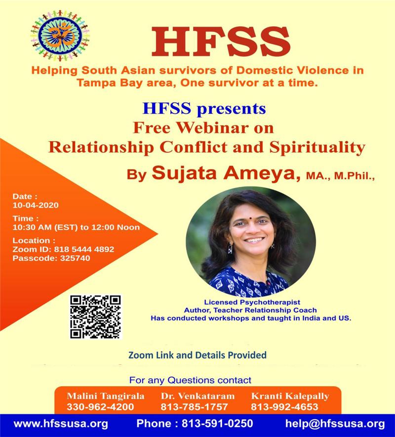 Free Webinar on Relationship Conflict and Spirituality