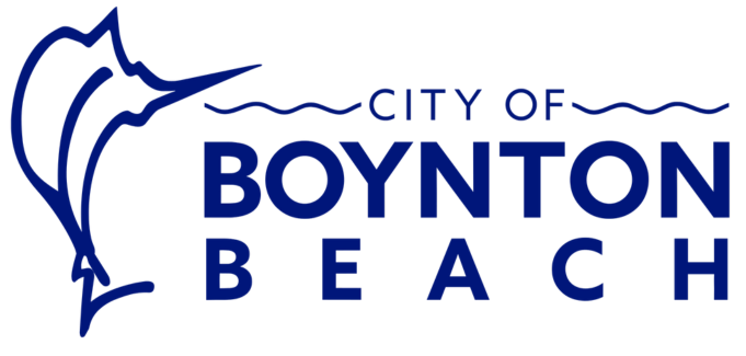 City of Boynton Beach logo featuring a sailfish illustration.