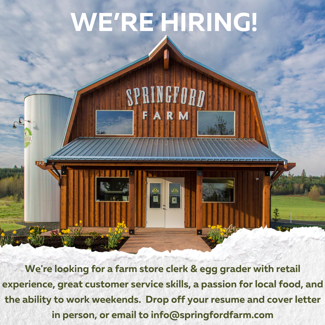 Springford Farm Market eNewsletter