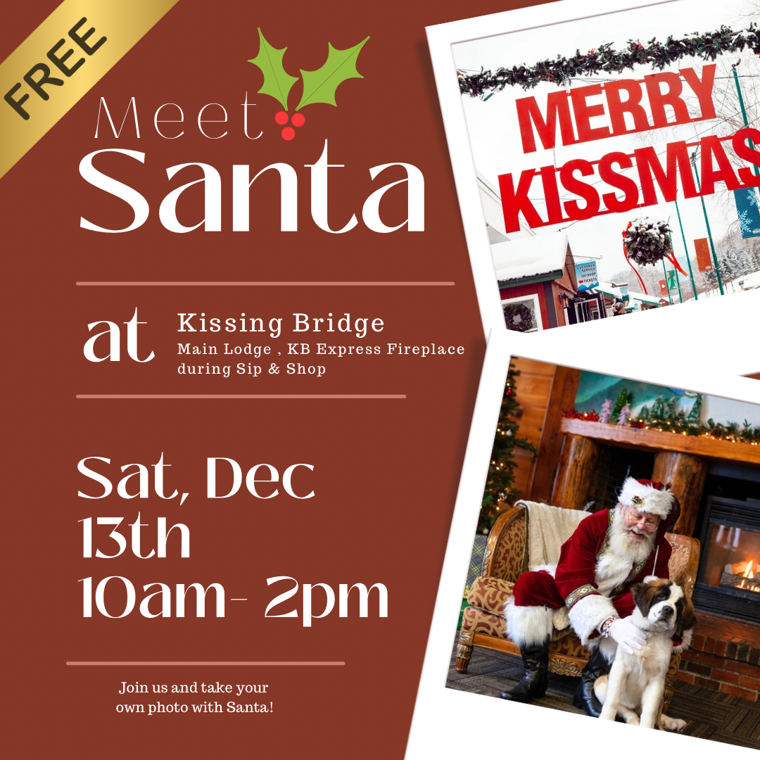 Meet Santa at Kissing Bridge