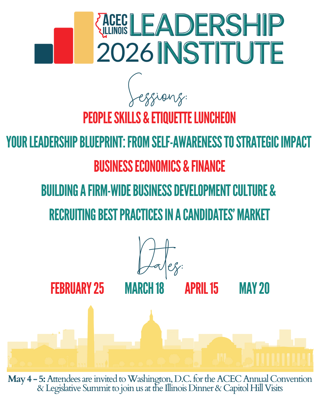 Register now to be a part of the 2026 Leadership Institute Class!