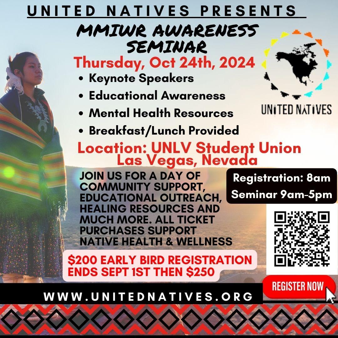 a flyer for a Native American Awareness Seminar