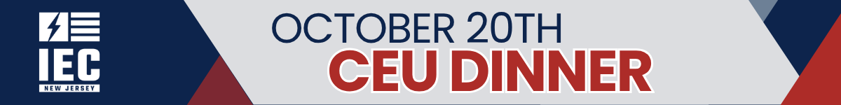 NJIEC Weekly: Last Call! Oct. CEU Dinner TONIGHT