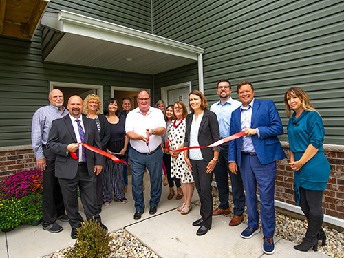 dunham grove ribbon cutting grand opening union grove racine county rcedc