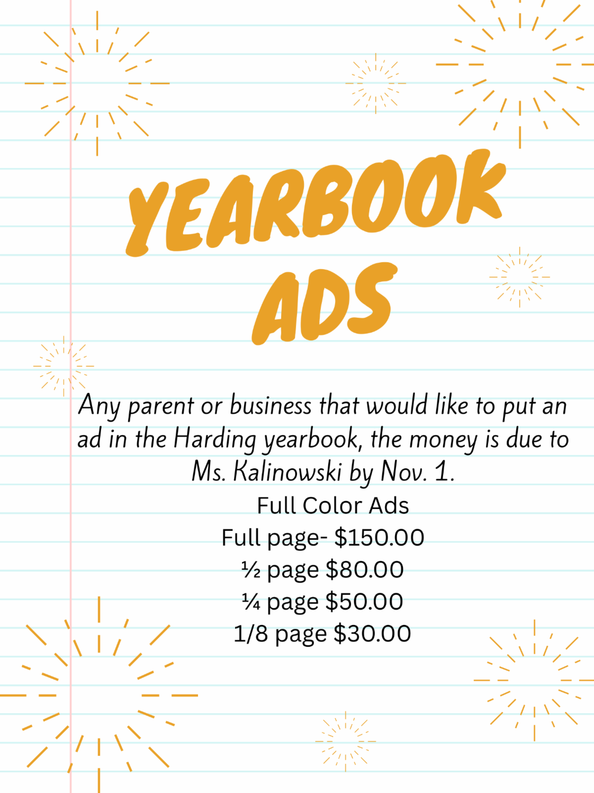 Yearbook Ads