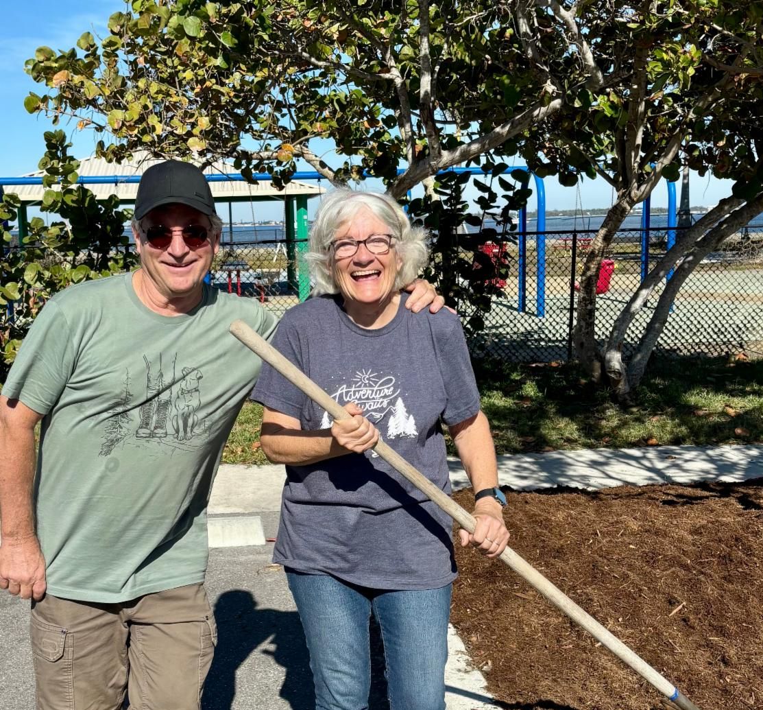 Gilchrist Park mulch