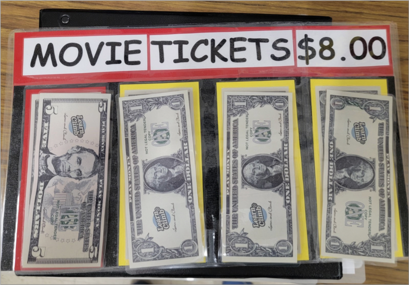 Movie tickets $8