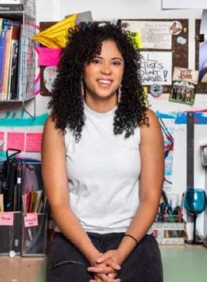 Headshot of visual artist, Moe Gram