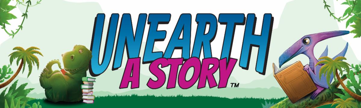 Unearth a Story horizontal slogan