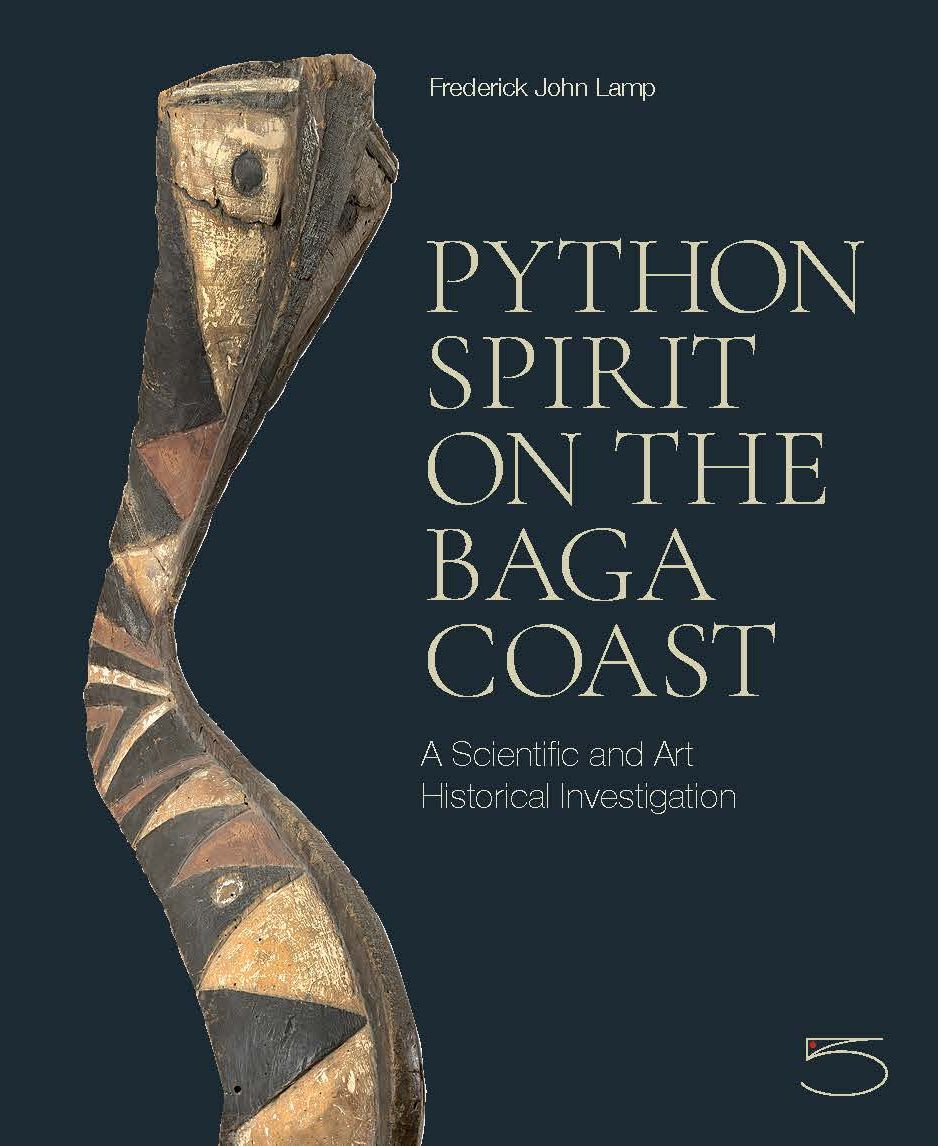 Black red tan wooden snake with text