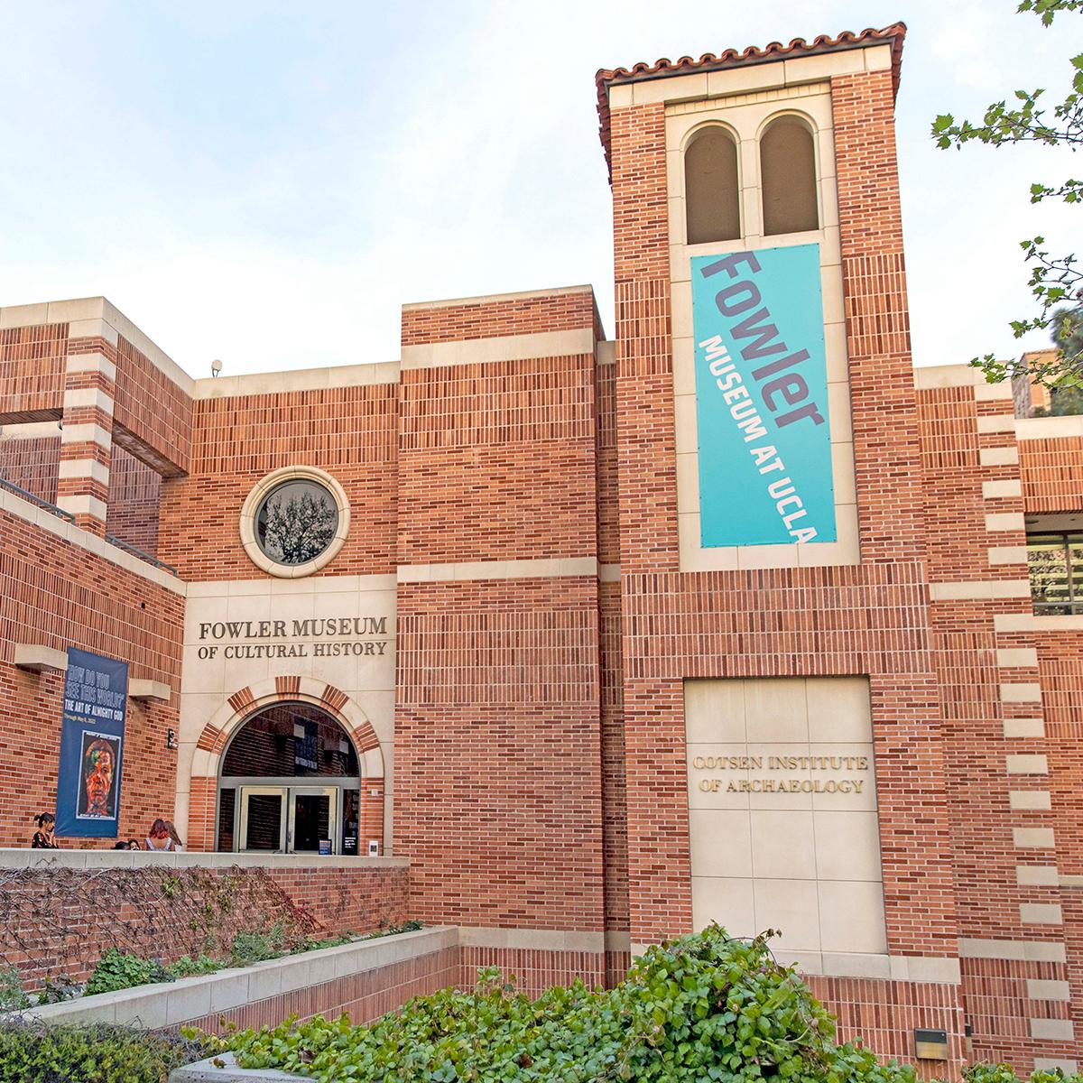 Front entrance to the Fowler Museum at UCLA