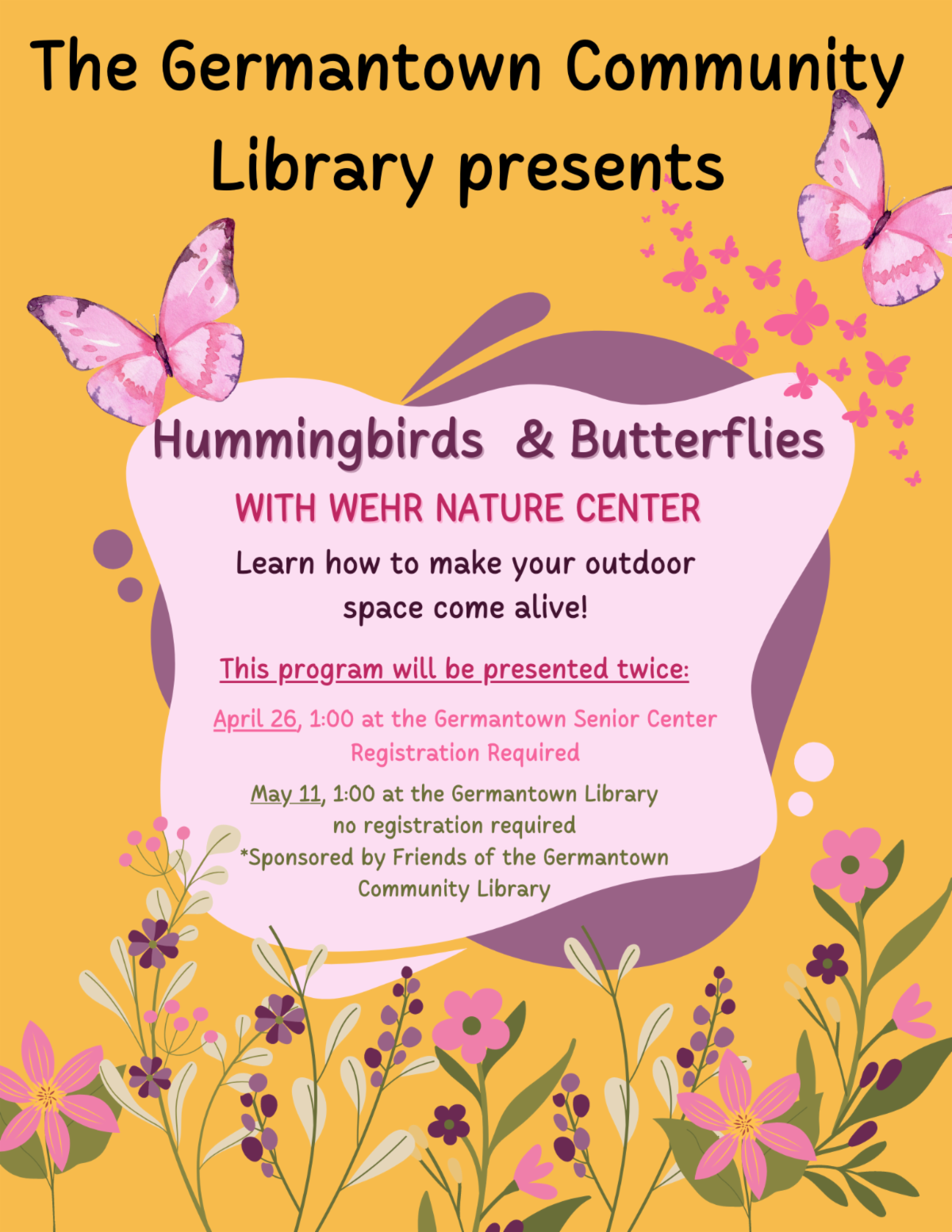 May Library Programs & Services