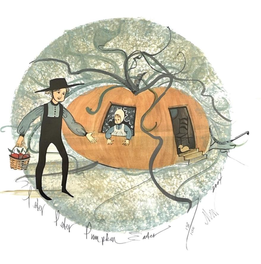Peter Peter Pumpkin Eater by P. Buckley Moss