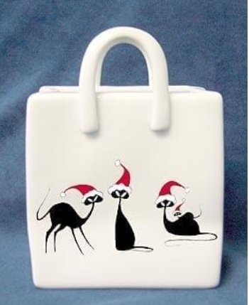 Santa Cats Keepsake Bag