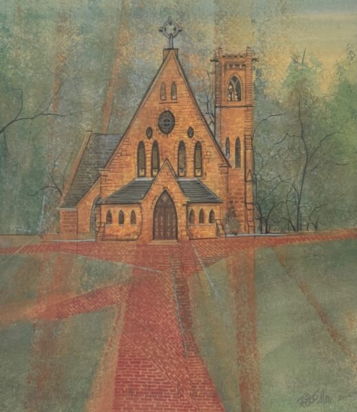 University Chapel by P. Buckley Moss
