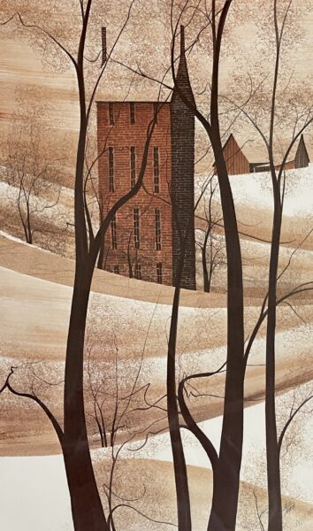 Golden Homestead by P. Buckley Moss