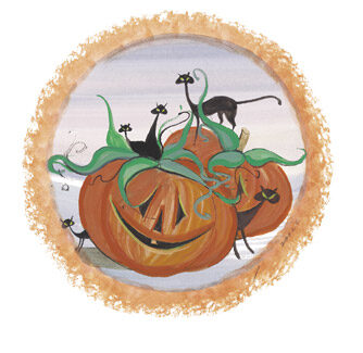 October Artist Proof by P. Buckley Moss