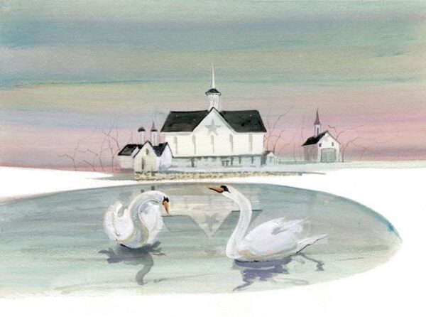 Star Barn by P. Buckley Moss