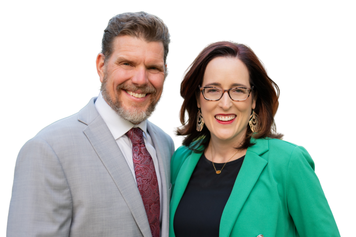 Riviera Group founders presenting a polished leadership consulting presence
