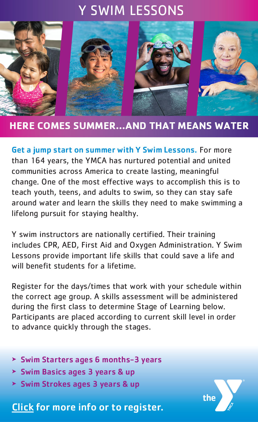 Register Now for Y Swim Lessons