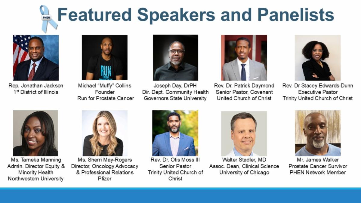 Today Chicago Prostate Cancer Disparity Rally Town Hall Meeting