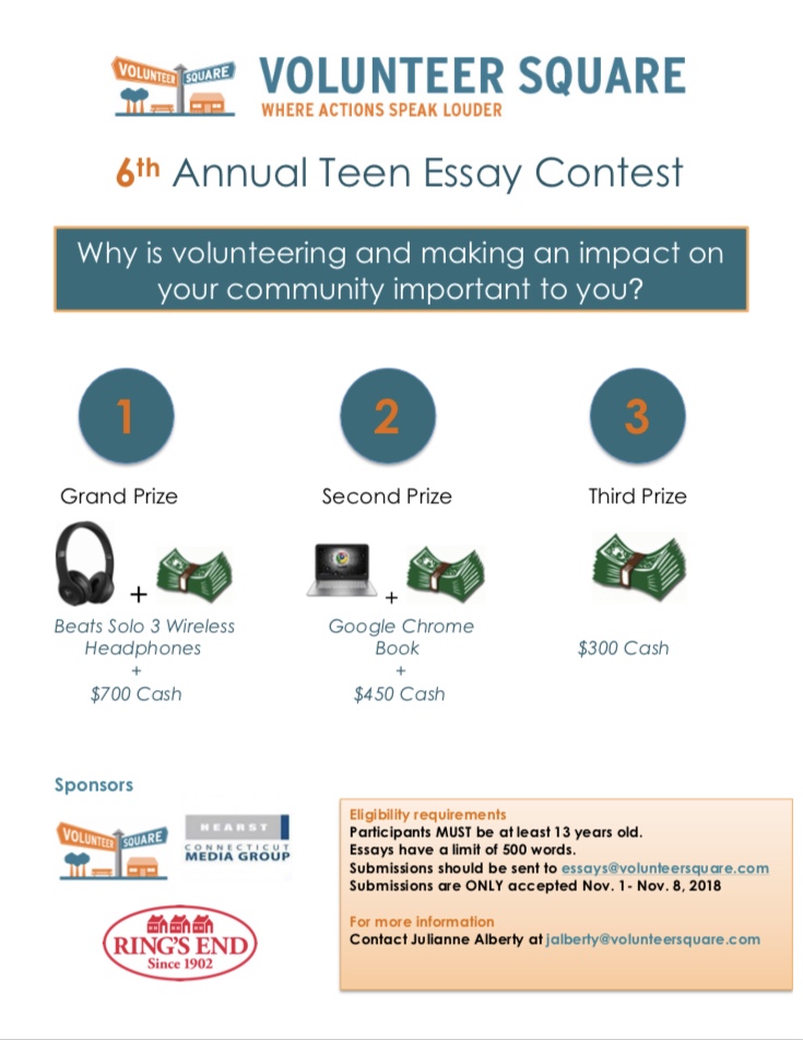 Spread The Word Volunteer Squares Th Annual High School Essay Contest To Enter The Contest Tell Us In Words Or Less Why Volunteering And Making An Impact On Your Community Important To You Thesis Statements For Argumentative Essays also Coffee Table Book Proposal Essay Topic Ideas