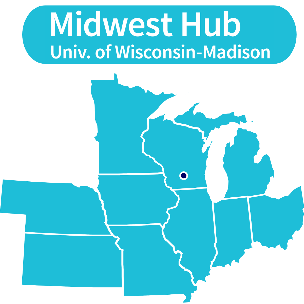 Midwest Hub regional map