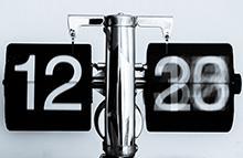 Flip clock turning very quickly