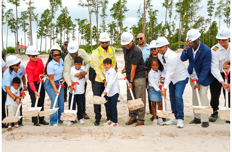 On Sunday, President, Dr Irfaan Ali participated in the sod-turning ceremony for BK’s Terminal atthe Bartica Airport. The project reflects the private sector’s continuous reinvestment in national
development. It is expected to greatly improve connectivity and boost tourism and economic
activities (Photo: President Irfaan Ali/Facebook)