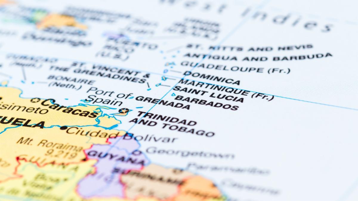 Caribbean Map - 123RF 