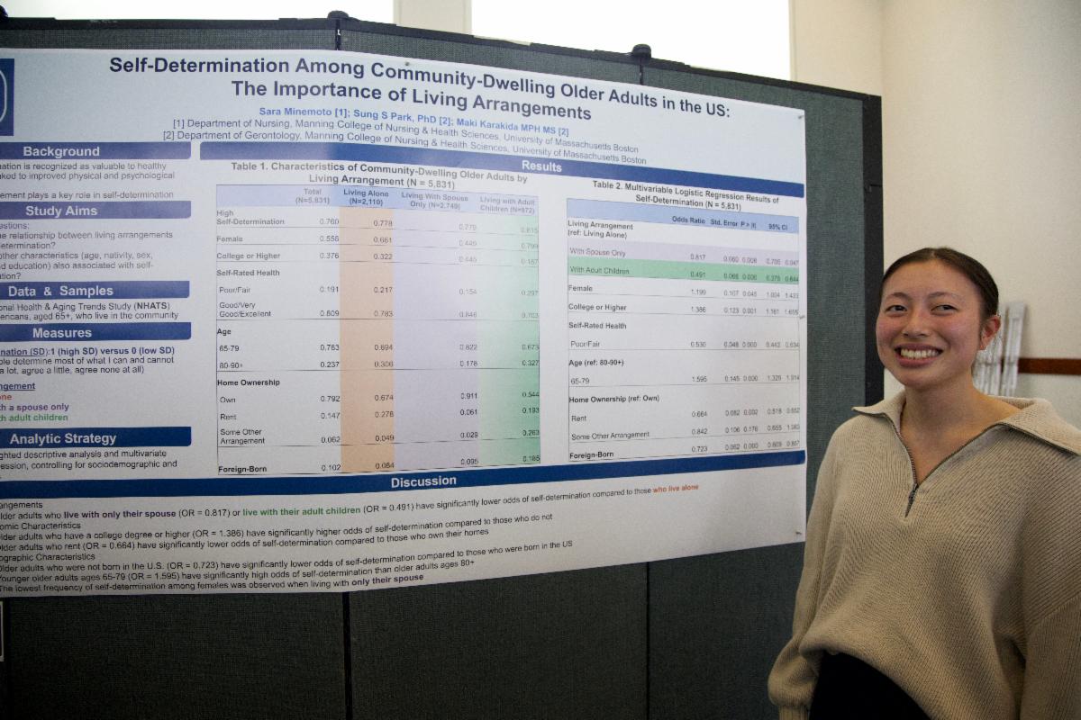 Minemoto presents award-winning poster
